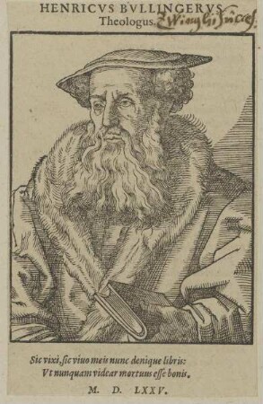 Bildnis des Henricvs Bvllingervs