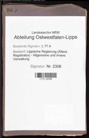 Die Kontribution aus dem Flecken Schwalenberg (sp. Grundsteuer)