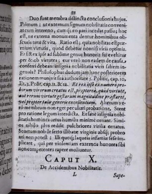 Caput X. De Accidentibus Nobilitatis