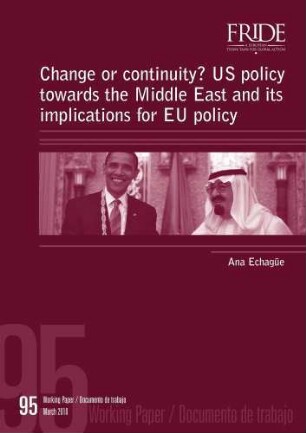 Change or continuity? US policy towards the Middle East and its implications for EU policy