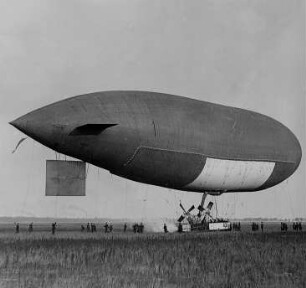 Parseval, Aufstieg : Technikgeschichte | Fliegende Menschen | Luftschiffe | Lenkballon und ihre Einrichtungen
