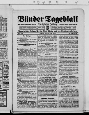 Bünder Tageblatt. 1901-1942