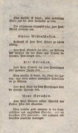 Schöne Wissenschaften