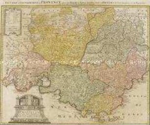 Praefectura Generalis & Comitatus Provinciae / Le Comté et Gouvernement de Provence