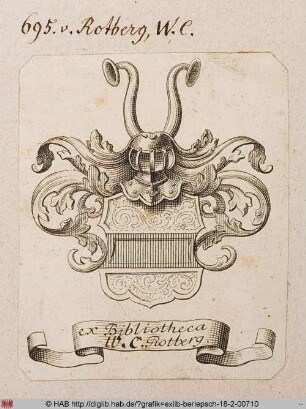 Wappen des W. C. von Rotberg