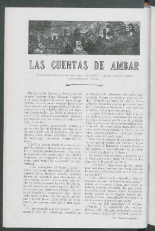 Las Cuentas de Ambar : [Del "Strand Magazine"]