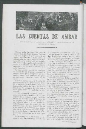 Las Cuentas de Ambar : [Del "Strand Magazine"]