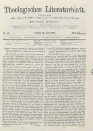 185 [Rezension] Goussen, Heinrich, Beiträge zur christlich-arabischen Literaturgeschichte ; 4.1909