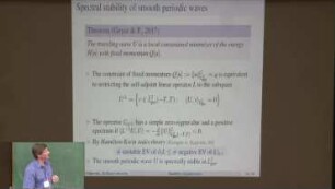 Instability of peaked waves