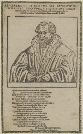 Bildnis des Iohannes Mathesius