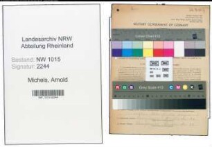 Entnazifizierung Arnold Michels , geb. 20.07.1915 ()