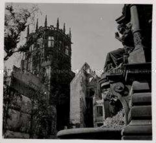 Köln, Rathaus, Bombenschäden
