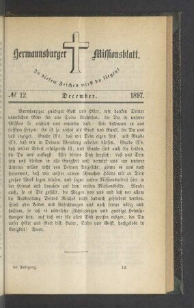 N° 12. December. 1897
