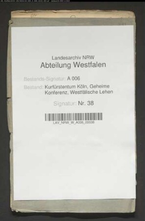 Freiherr Leopold von Heiden und seine Frau Marie Antoinette von Schade verkaufen das Lehen Haus Bruch an den Freiherrn Maximilian Friedrich von Schade zu Ahausen