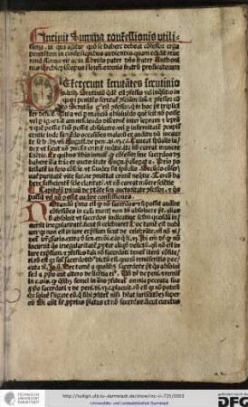 Defecerunt scrutantes scrutinio, psalm lxiii. Scrutinium quidem est confessio vel inquisitio in quo et penitens scrutatur conscientiam suam...