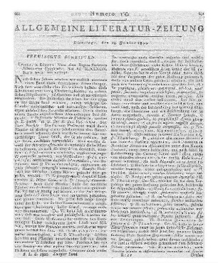 Kungliga Vetenskaps-Societeten : Nova acta Regiae Societatis Scientiarum Upsaliensis. Vol. 6. Uppsala: Edmann 1799