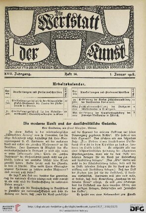 Arbeitskalender