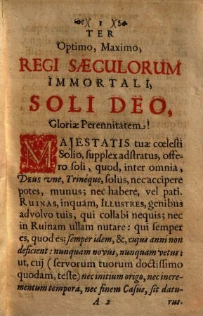 Illustrium ab orbe condito ruinarum decas ..., Decas I