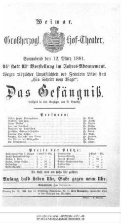 Das Gefängniß