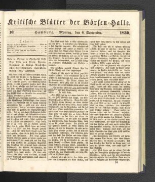 10. 6. September 1830