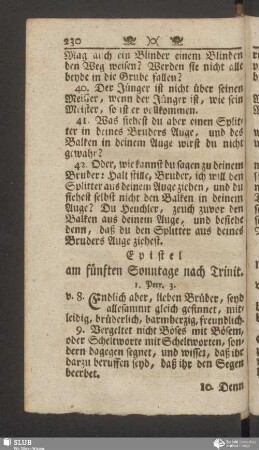 [Am fünften Sonntage nach Trinit.]