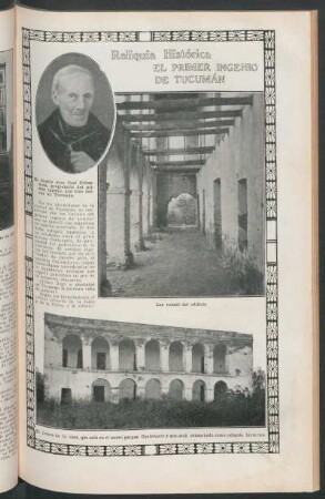 Reliquia Histórica : El primer ingenio de Tucumán