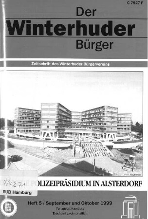 Heft 5 / September und Oktober 1999 : Zeitschrift des Winterhuder Bürgervereins