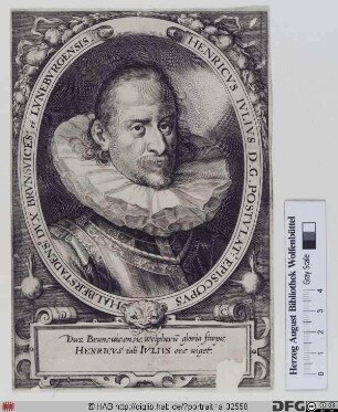 Bildnis Heinrich Julius, Herzog zu Braunschweig-Lüneburg-Wolfenbüttel (reg. 1589-1613)