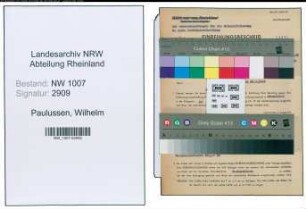 Entnazifizierung Wilhelm Paulussen , geb. 23.02.1903 (Gastwirt)