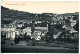 Nieder-Einsiedel. Blick auf Nieder-Einsiedel
