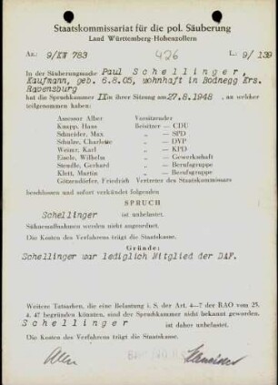 Schellinger, Paul