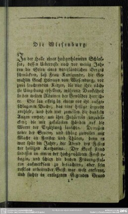Die Wiesenburg