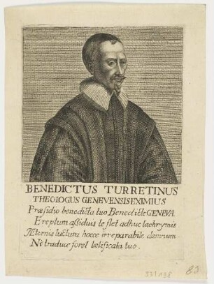 Bildnis des Benedictus Turretinus