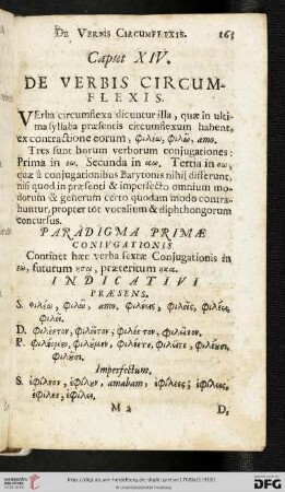 Caput XIV: De Verbis Circumflexis