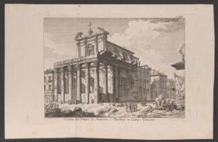 Rom, Tempio di Antonino e Faustina in Campo Vaccino