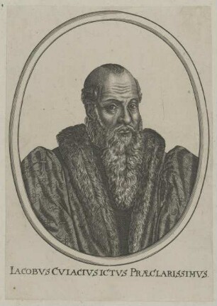 Bildnis des Iacobus Cuiacius