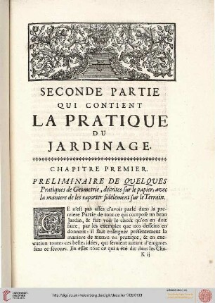 Seconde Partie: La Pratique Du Jardinage