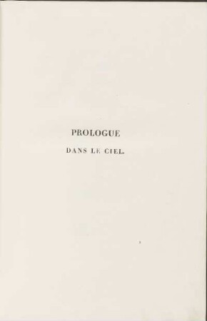 Prologue Dans Le Ciel.