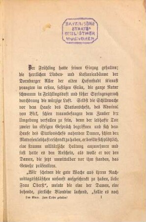 Zum Opfer gefallen! : Roman aus Marinekreisen