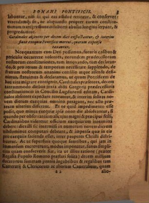 Pii IV. et Gregorii XV. Bullae de conclavi eiusque ceremoniis