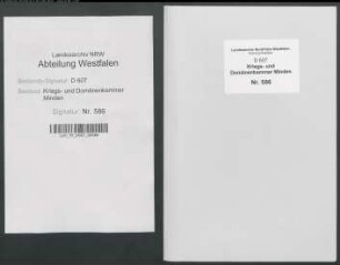 Amt Hausberge - Vogtei Landwehr - Bauerschaft Vennebeck: Protokoll des Katasterverhörs