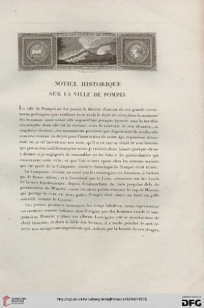 Notice historique sur la ville de Pompei