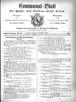 1866,49: No. 49, 25. November 1866