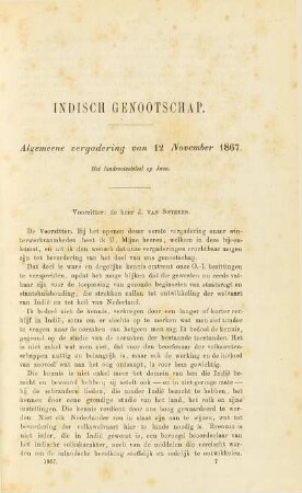 Algemeene vergadering van 12 November 1867