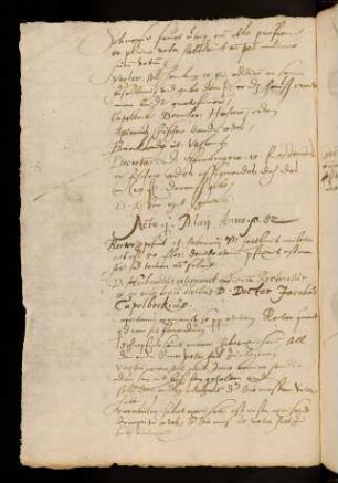Sommerhalbjahr 1582. Rektorat Johannes Vischer