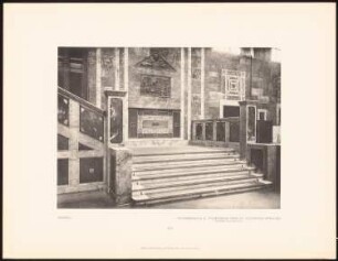 Warenhaus Wertheim, Leipziger Straße, Berlin: Ansicht der Marmortreppe im großen Lichthof (aus: Alfred Messel, 1912)