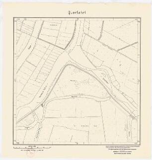 Stettin Zum Projekt gehörend: Hermann Jansen: Karte nach Luftbildaufnahme, Teilblatt Querfahrt, 1:5000