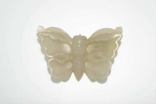Schmuckplatte aus Jade, Schmetterlingsform, "Okpan" 옥판