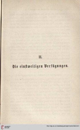 II. Die einstweiligen Verfügungen (§12-§17)