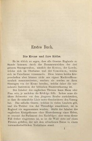 Die englische Staats-Verfassung